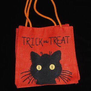 Spooky Halloween Trick Or Treat Bag | Jute Halloween Tote | Kids Halloween Bag